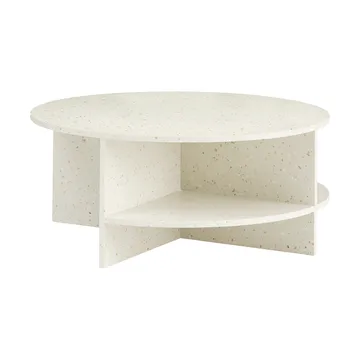 Table basse Halves - Off-white-terrazzo, Ø85 cm - Muuto