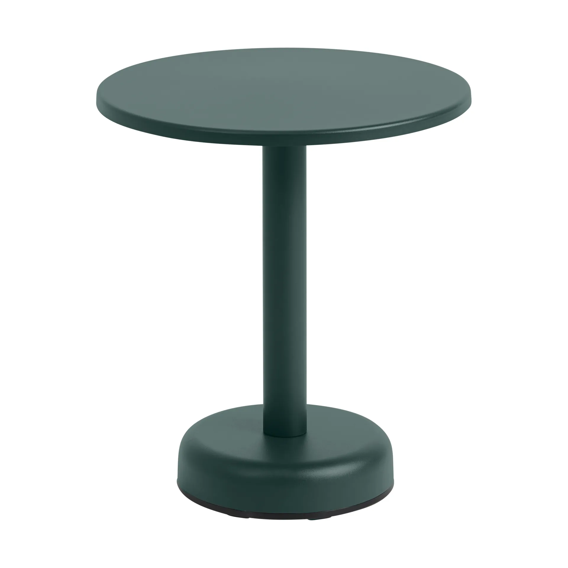Table basse Linear Steel, Dark green, Ø42x47 cm Muuto