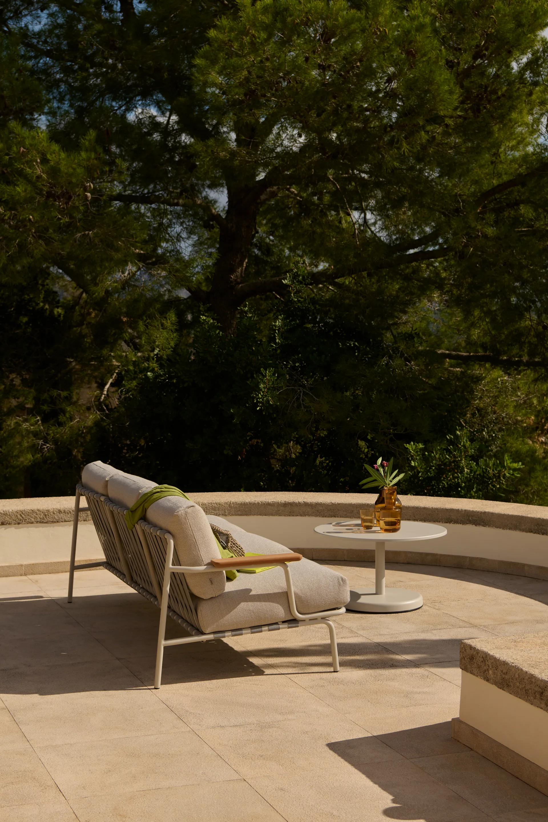 Table basse Linear Steel, Grey, Ø70x40 cm Muuto