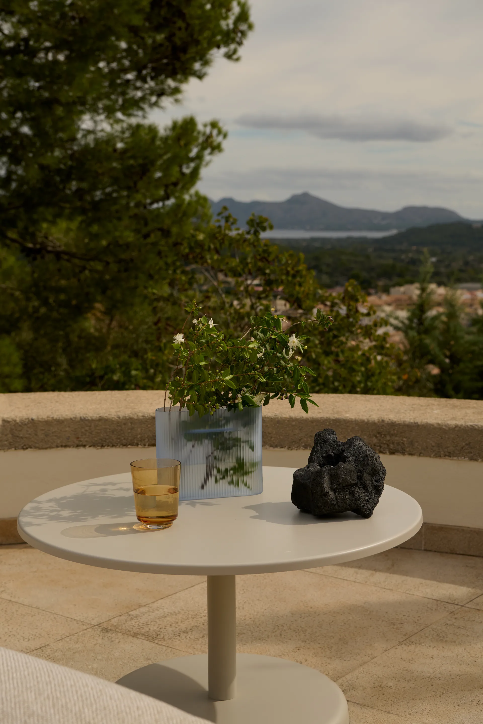 Table basse Linear Steel, Grey, Ø70x40 cm Muuto