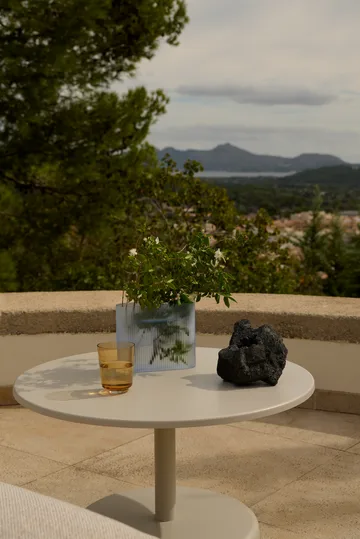 Table basse Linear Steel - Grey, Ø70x40 cm - Muuto