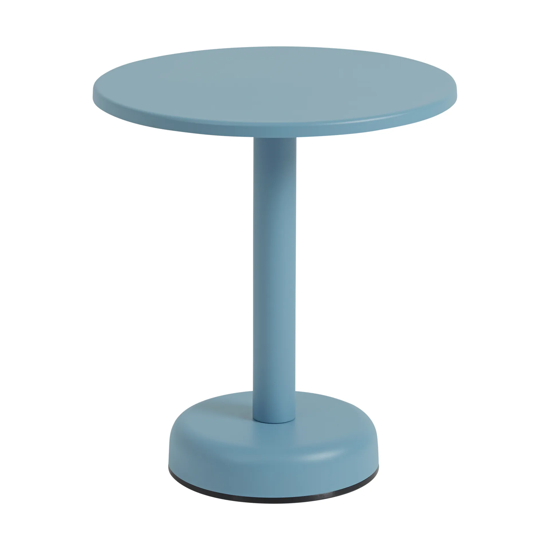 Table basse Linear Steel, Pale blue, Ø42x47 cm Muuto