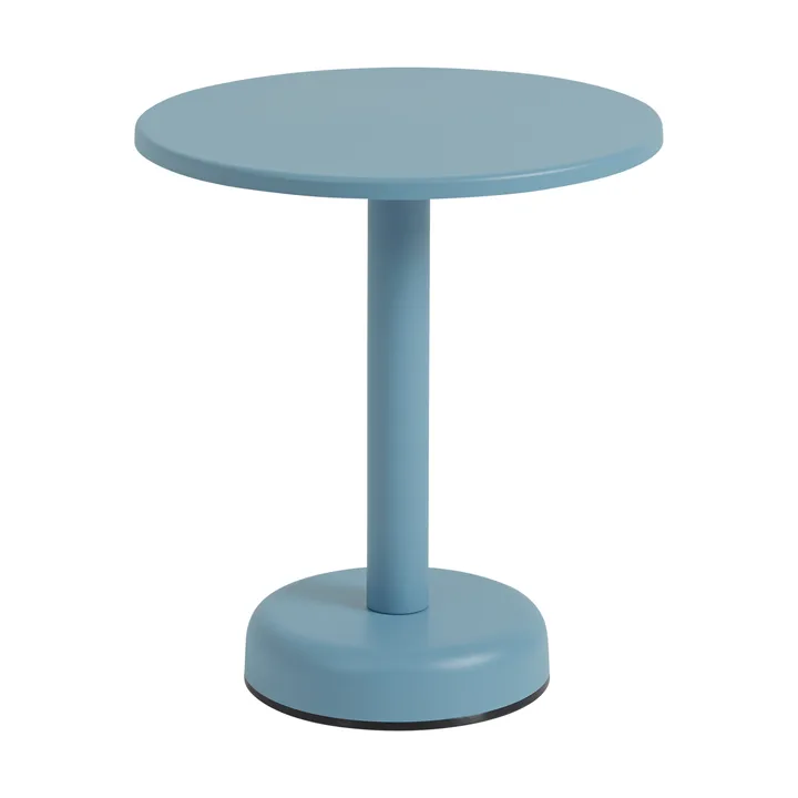 Table basse Linear Steel - Pale blue, Ø42x47 cm - Muuto