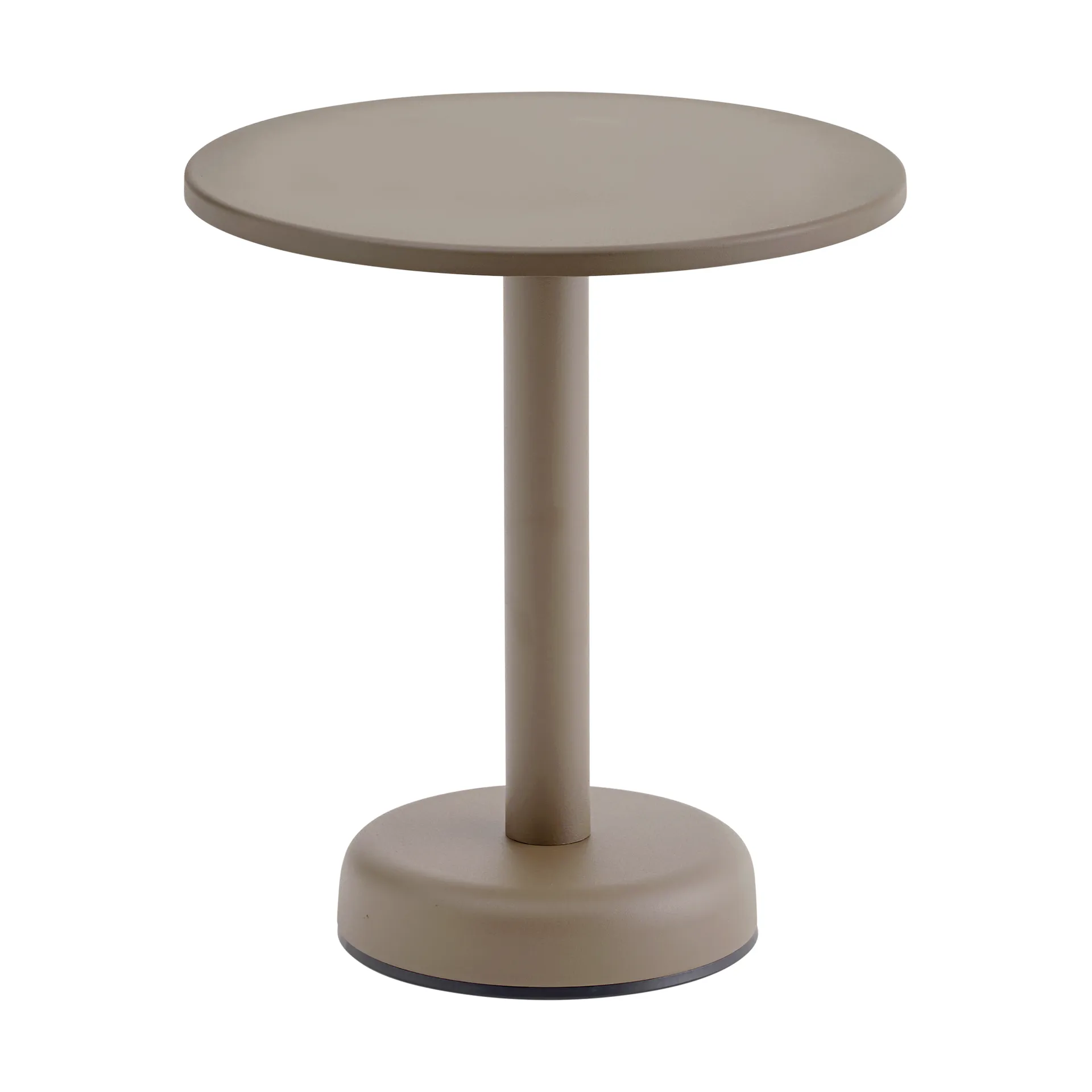 Table basse Linear Steel, Taupe, Ø42x47 cm Muuto