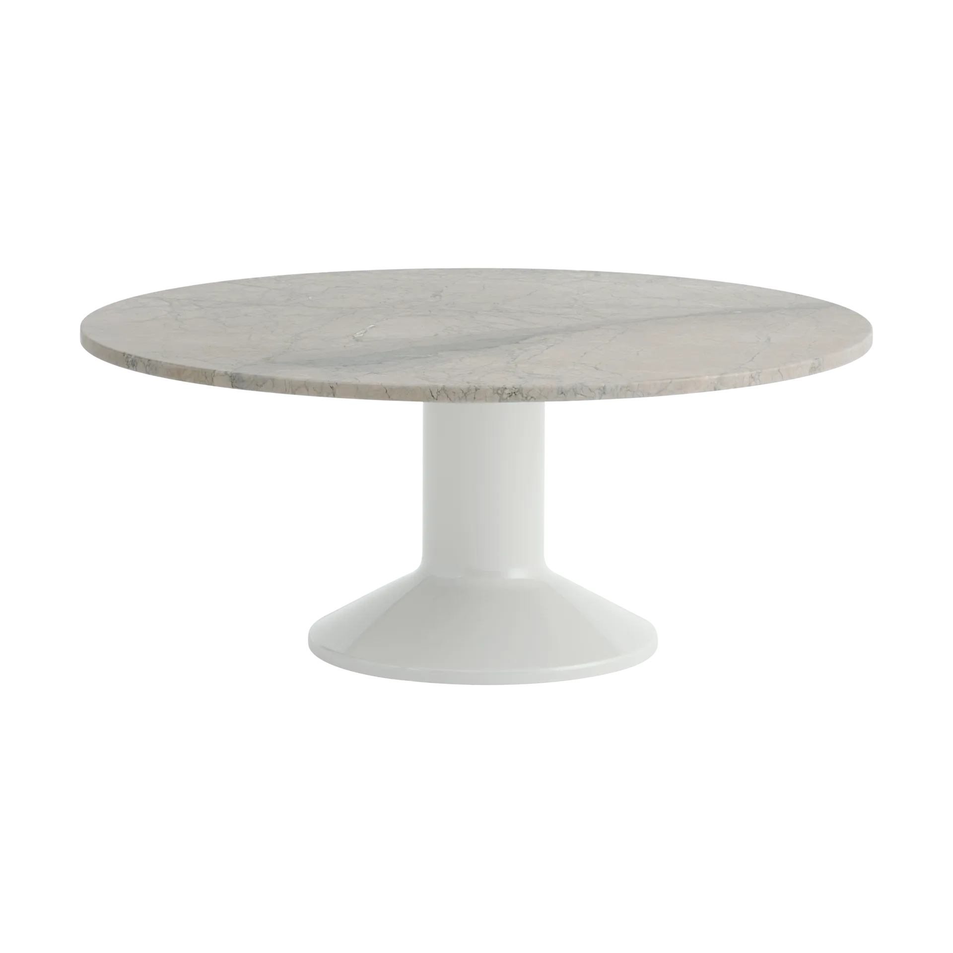 Table basse Midst, Grey marble-grey, Ø90 cm Muuto