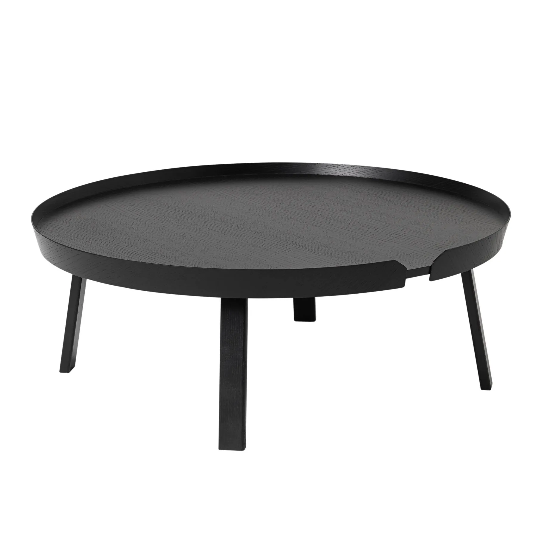 Table d'appoint Around extra large, Black Muuto