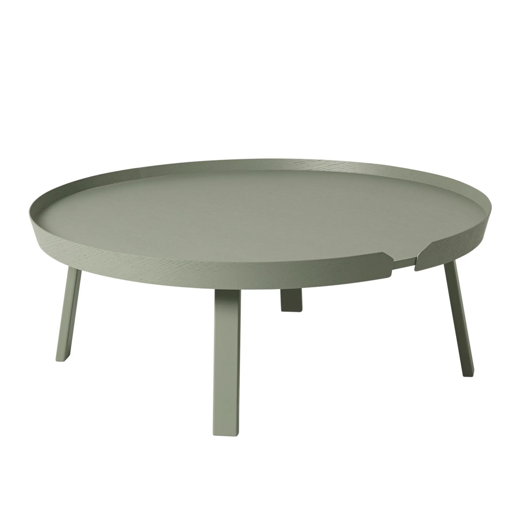 Table d'appoint Around extra large, Dusty green Muuto