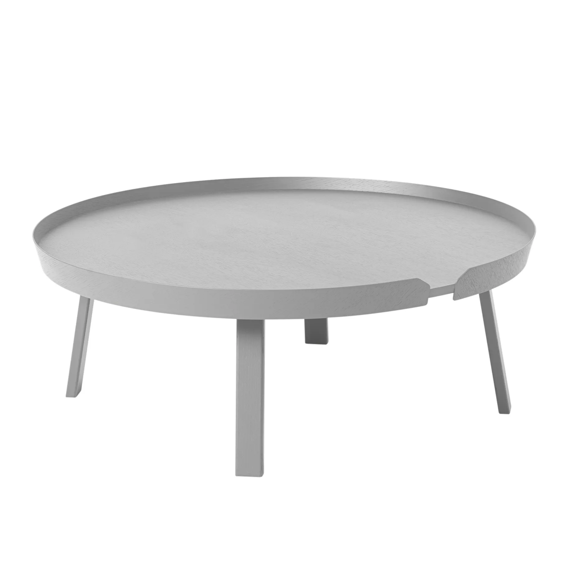 Table d'appoint Around extra large, Grey Muuto