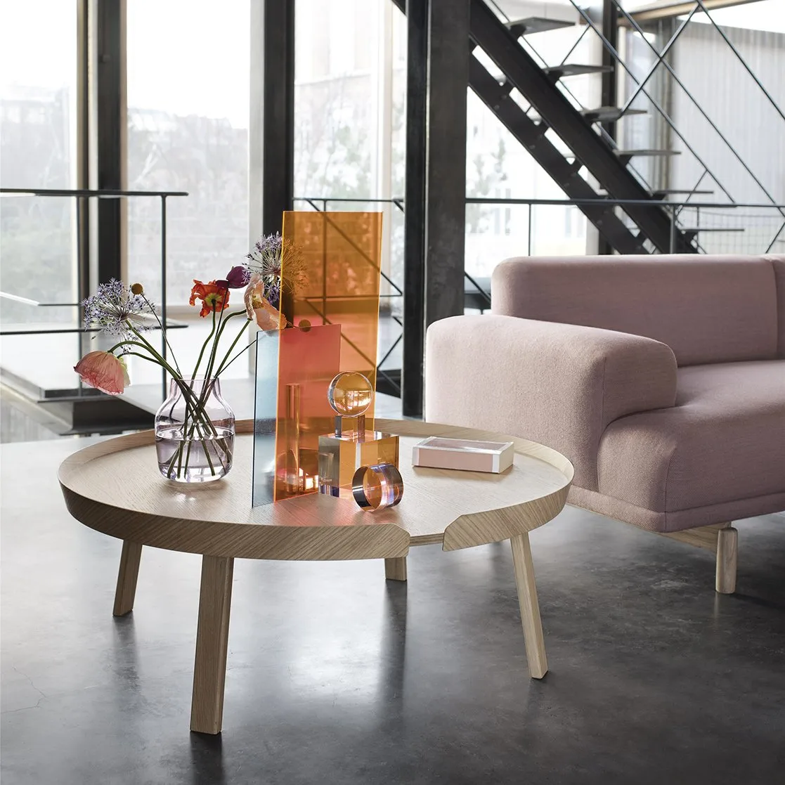 Table d'appoint Around extra large, Oak Muuto