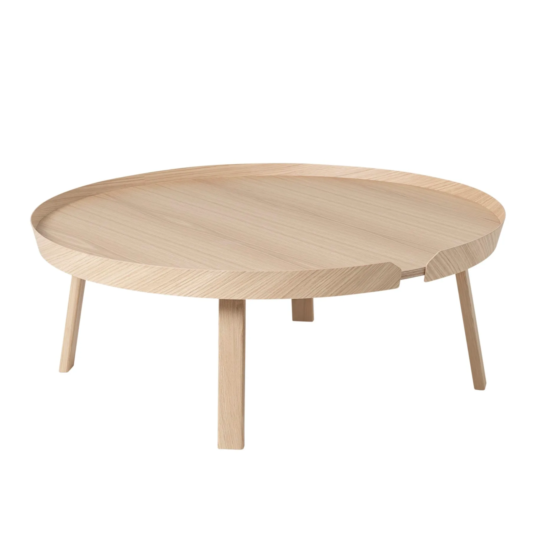 Table d'appoint Around extra large, Oak Muuto
