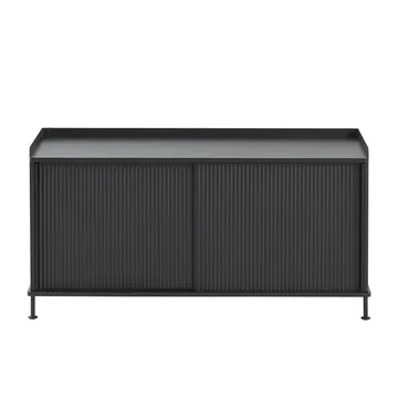 Table d'appoint Enfold, basse 125x45x63 cm - noir, noir - Muuto