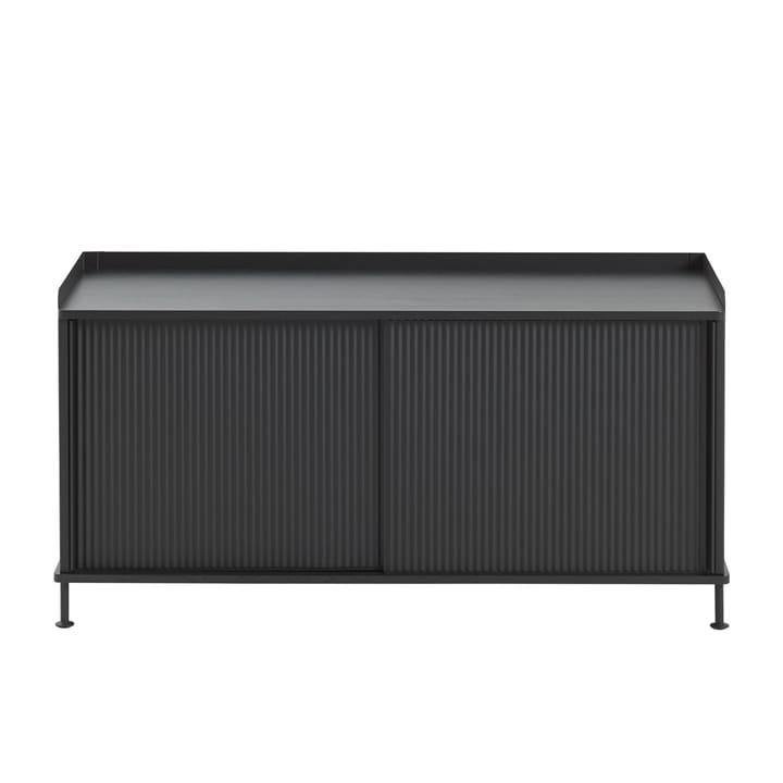 Table d'appoint Enfold, basse 125x45x63 cm - noir, noir - Muuto