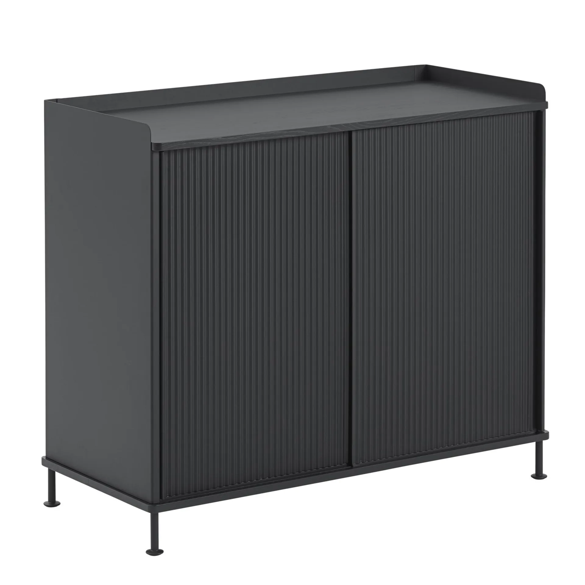 Table d'appoint Enfold, haute, Black-black Muuto