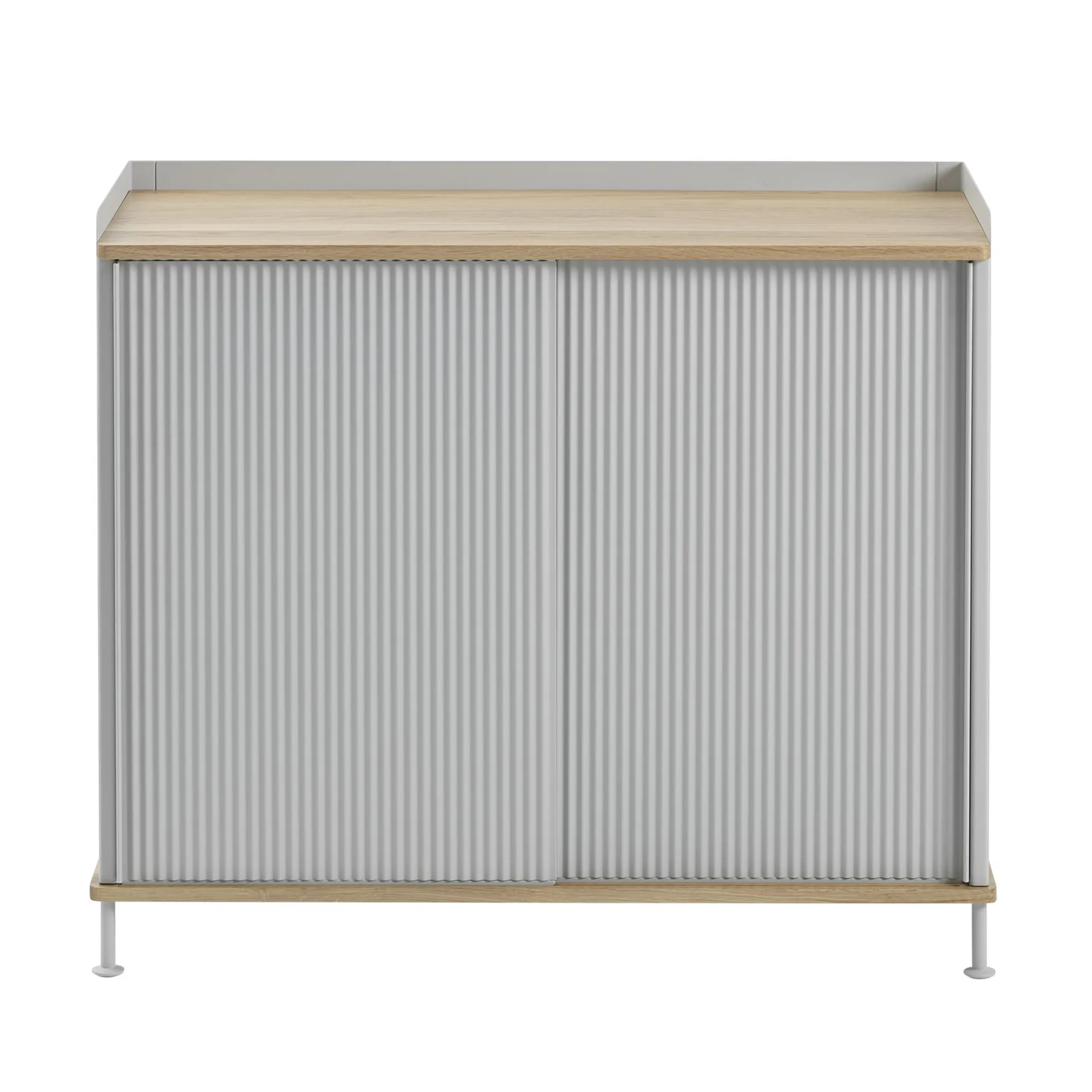 Table d'appoint Enfold, haute, Oak-grey Muuto