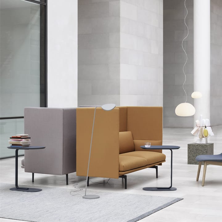 Table d'appoint Relate H: 73,5 cm, Blue-Grey Muuto