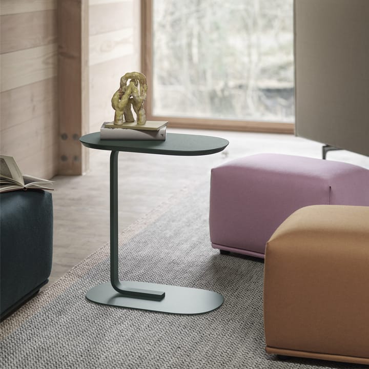 Table d'appoint Relate H: 73,5 cm - Dark green - Muuto