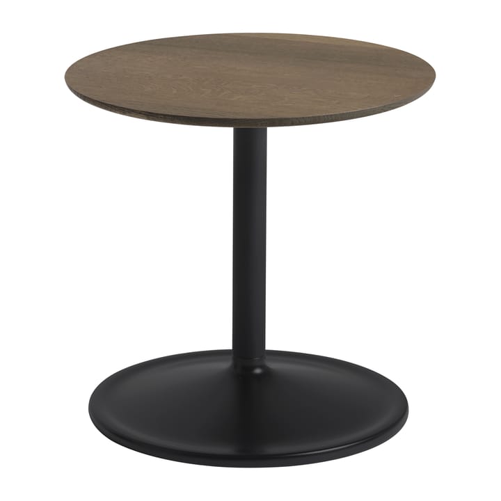 Table d'appoint Soft 40 cm - Solid smoked oak-black - Muuto