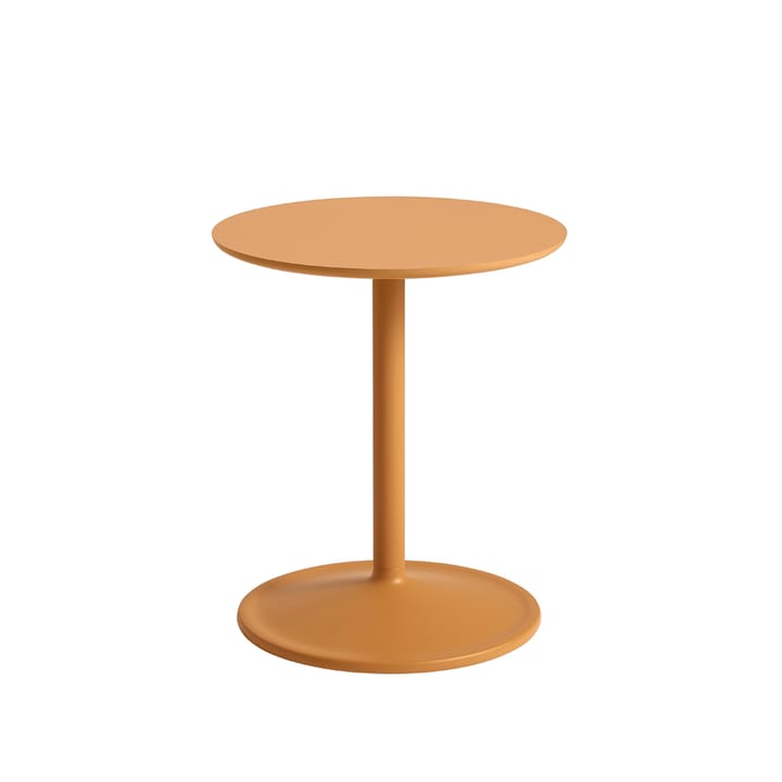 Table d'appoint Soft Ø41cm - Orange laminate H : 48 cm - Muuto