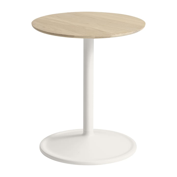 Table d'appoint Soft 48 cm - Solid oak-off white - Muuto