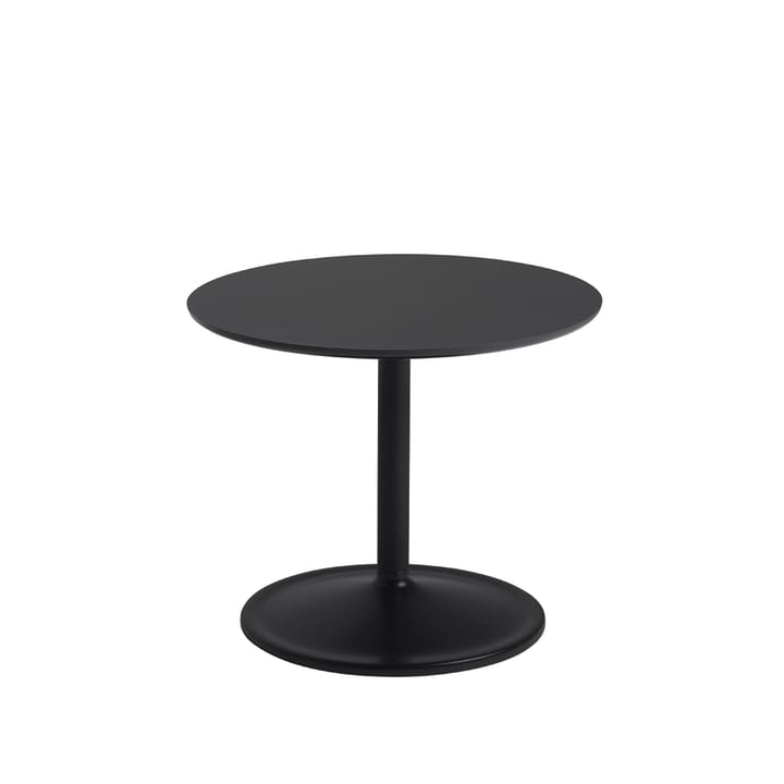 Table d'appoint Soft Ø48cm - Black nanolaminate H: 40 cm - Muuto