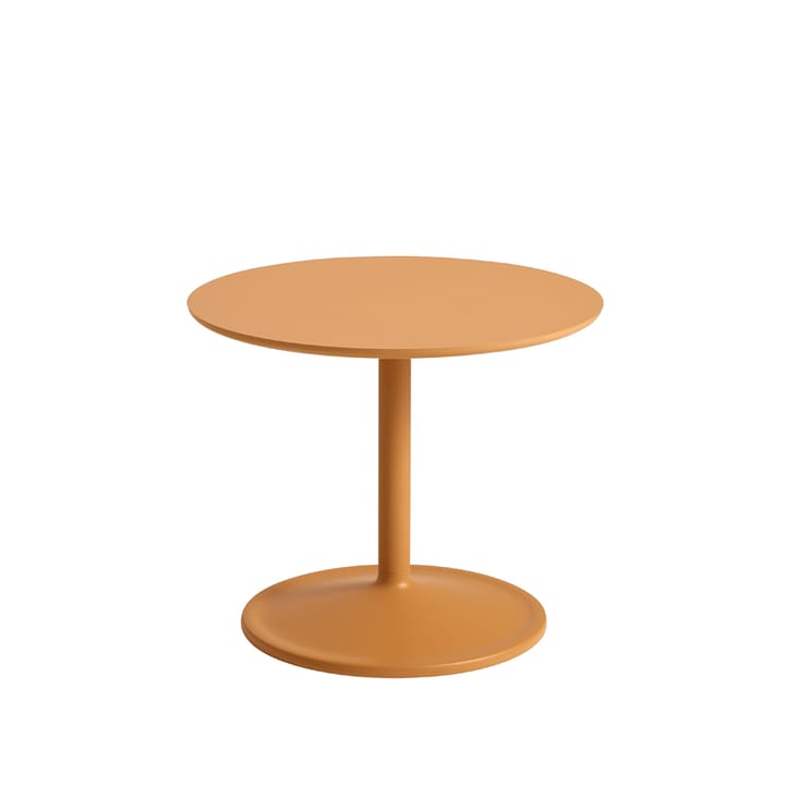 Table d'appoint Soft Ø48cm - Orange laminate H: 40 cm - Muuto