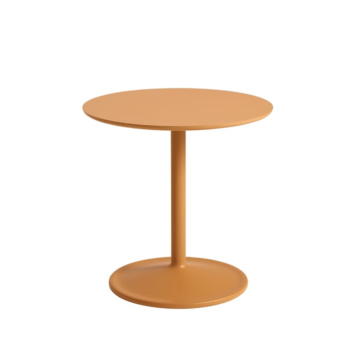 Table d'appoint Soft Ø48cm - Orange laminate H: 48 cm - Muuto