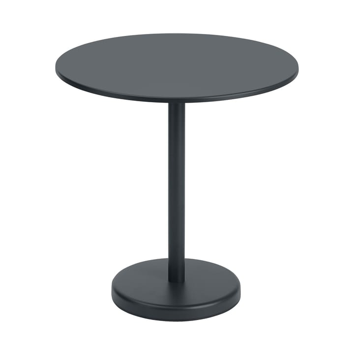 Table en acier Linear Ø70 cm - Noir - Muuto