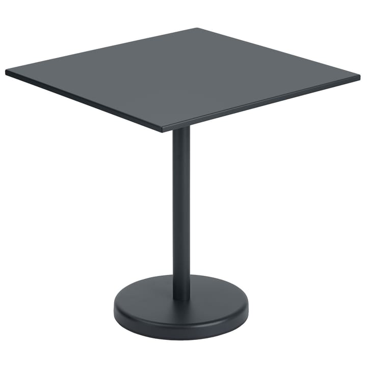 Table en acier Linear 70x70 - Noir - Muuto