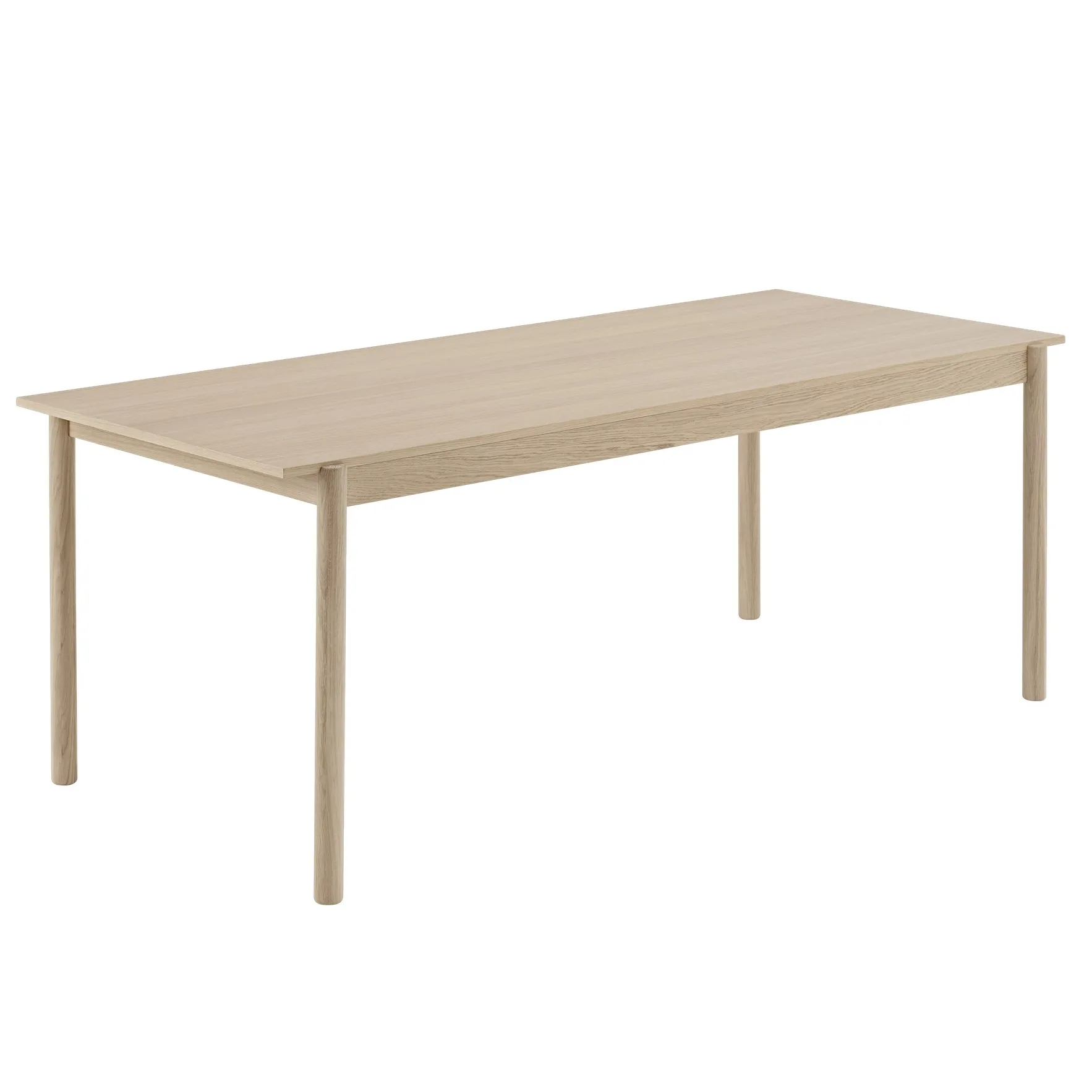Table Linear, chêne, 90 x 200 cm Muuto