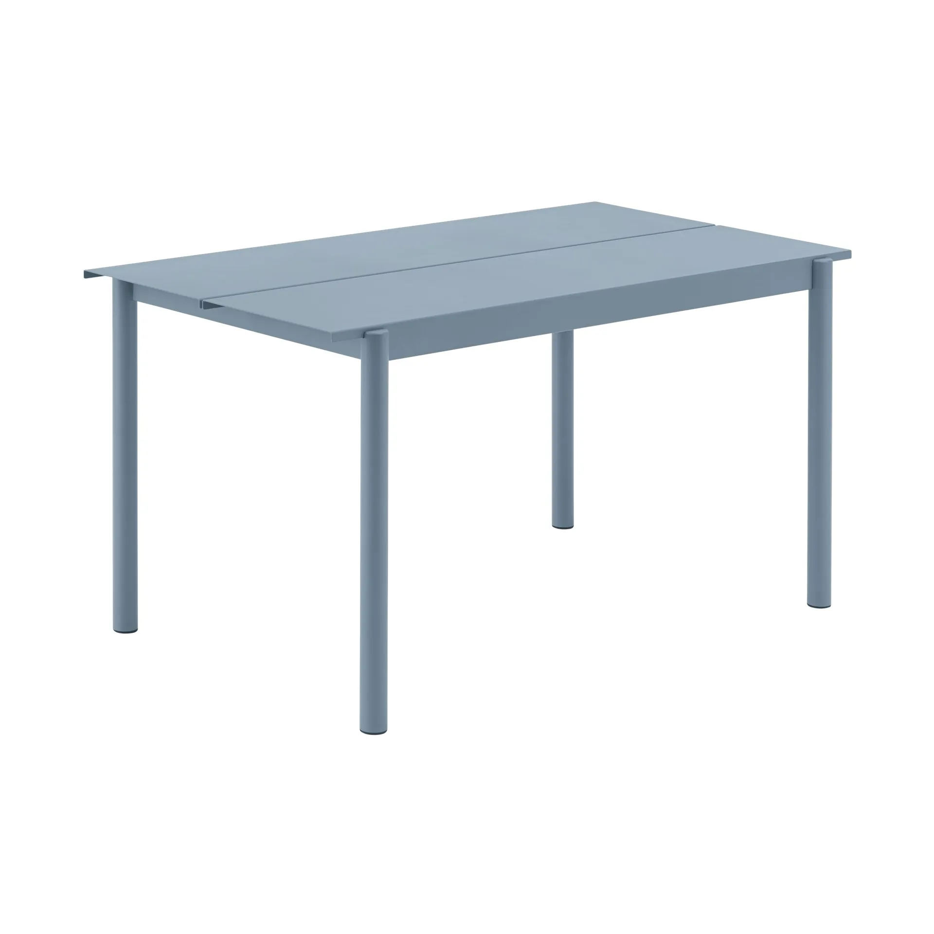 Table Linear steel table 140x75 cm, Pale blue Muuto