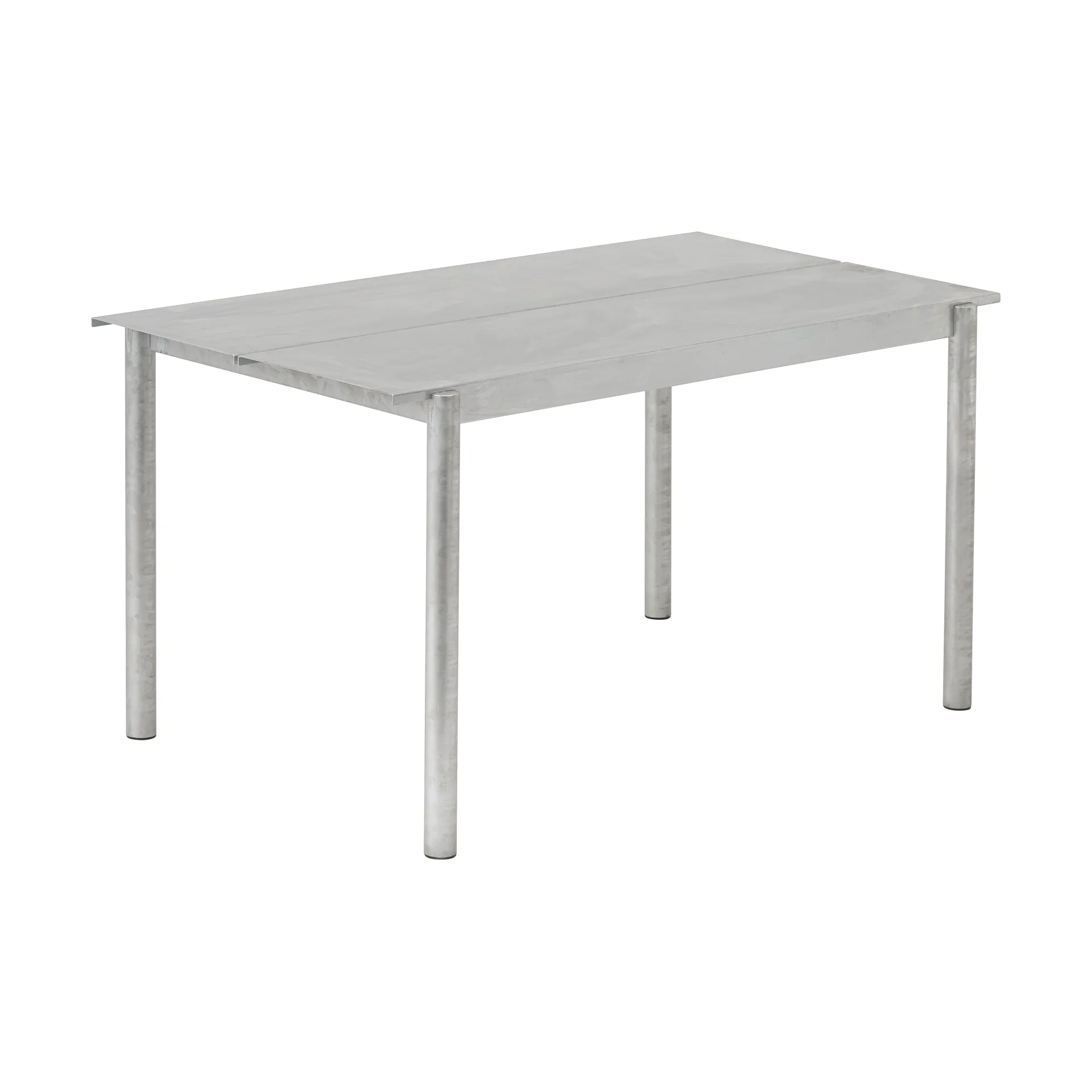 Table Linear steel table 140x75 cm, Warm galvanized steel Muuto
