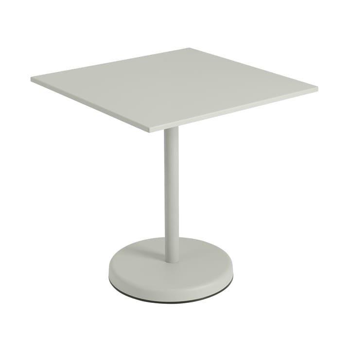 Table Linear Steel V2 70x70 cm Grey - undefined - Muuto