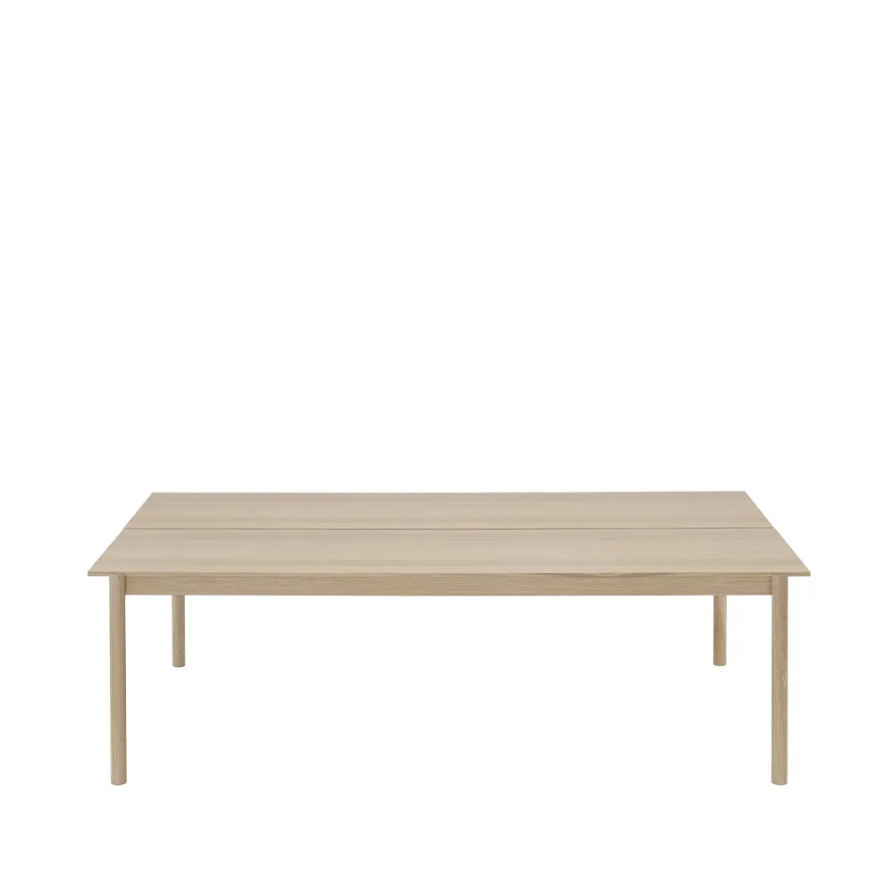 Table Linear System 142x240 cm, Oak veener-Oak Muuto