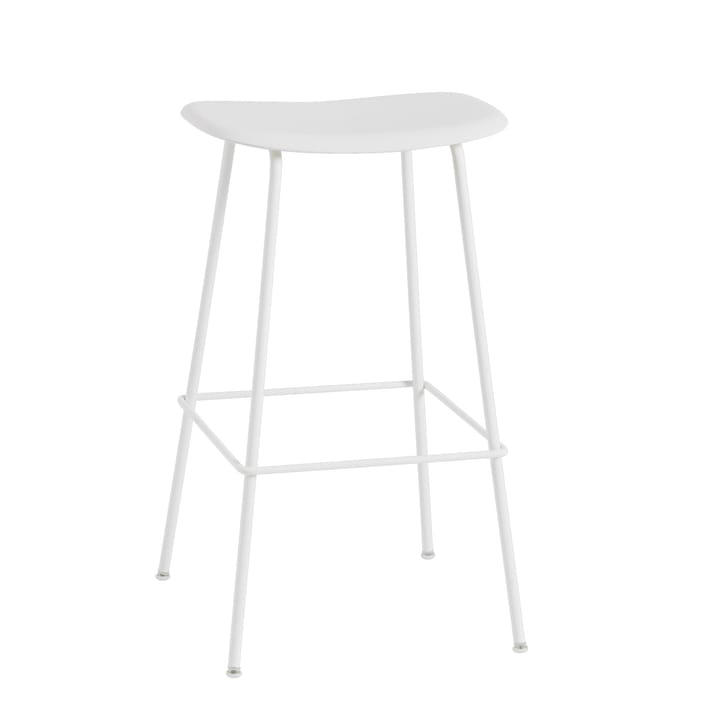 Tabouret de bar 75 cm Fiber Tube - blanc - Muuto