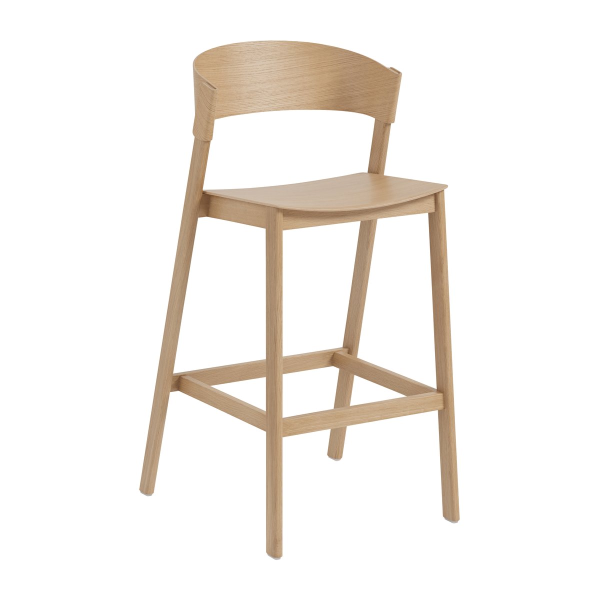 Muuto Tabouret de bar Cover Chêne | Design Scandinave | Tabourets de bar | Beige