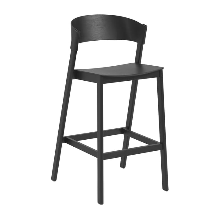 Tabouret de bar Cover - Noir - Muuto