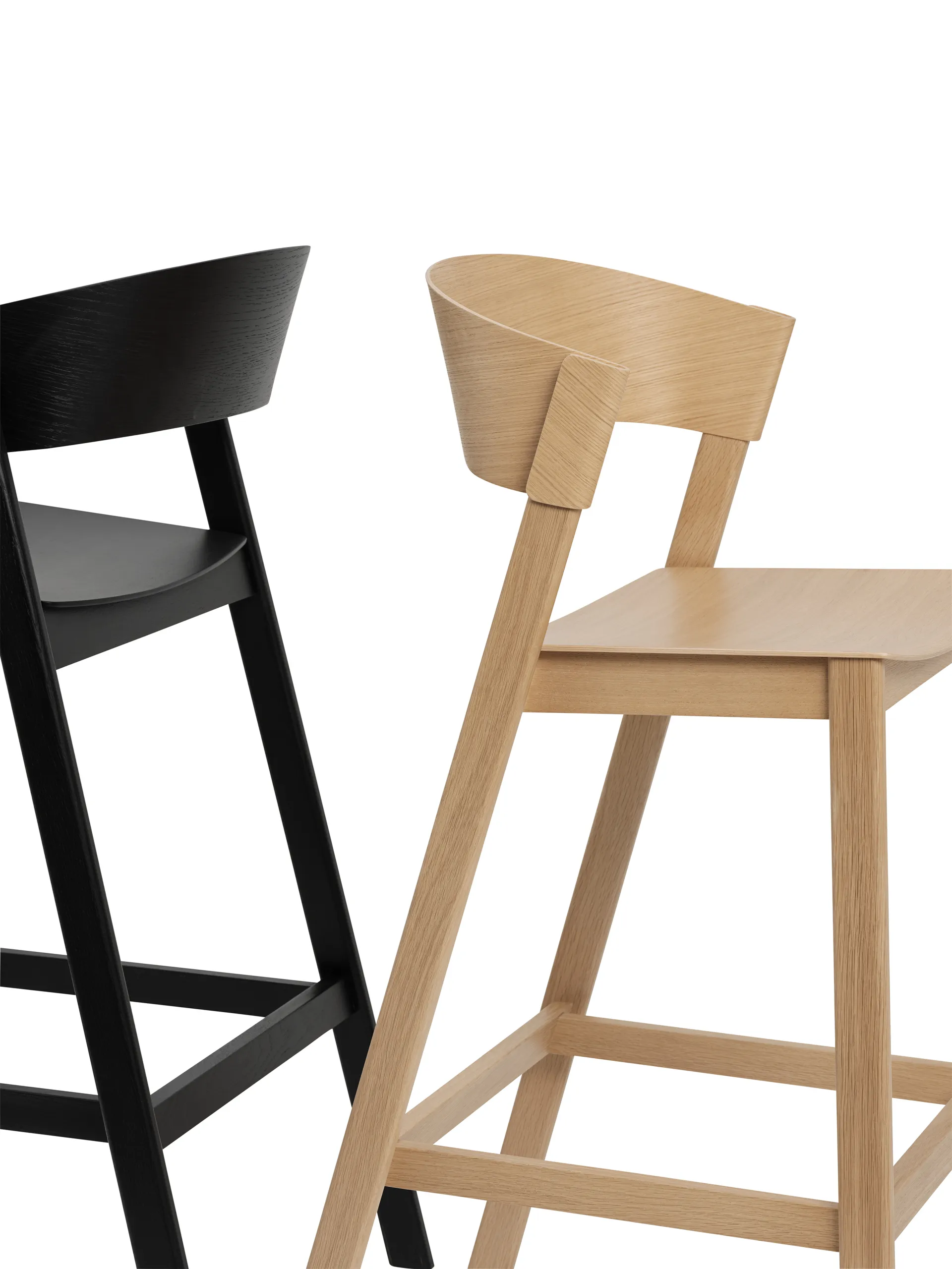 Tabouret de bar Cover, Noir Muuto