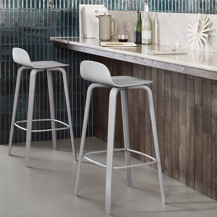 Tabouret de bar Visu 65 cm, White-Oak Muuto