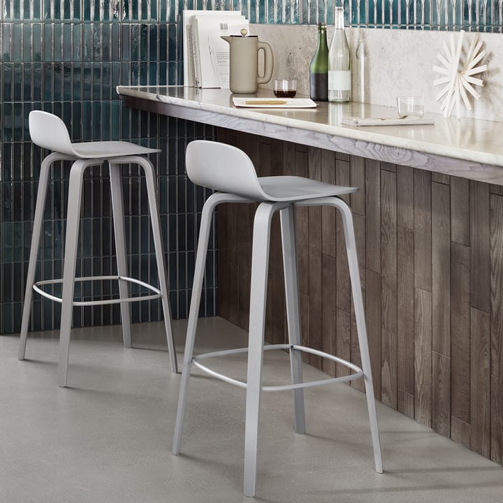 Tabouret de bar Visu - Black-Black - Muuto