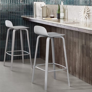 Tabouret de bar Visu - Dark green-Dark green - Muuto