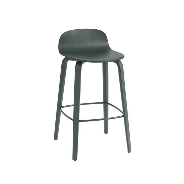 Tabouret de bar Visu - Dark green-Dark green - Muuto