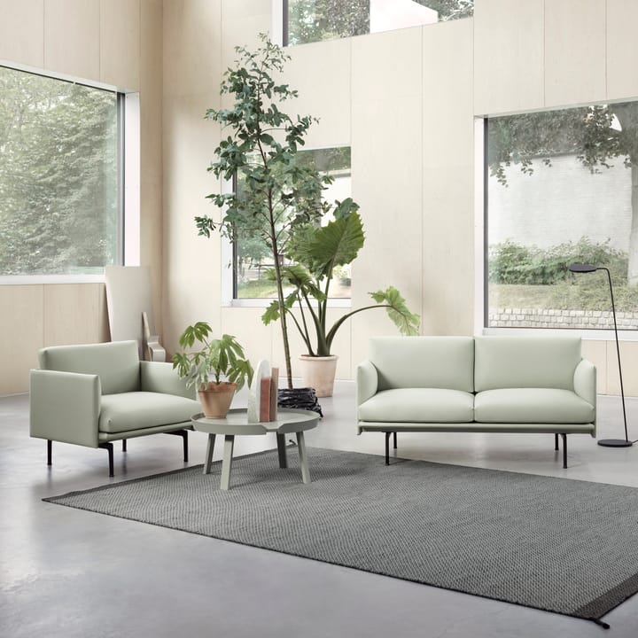 Tapis en laine Ply 170x240 cm, gris foncé Muuto