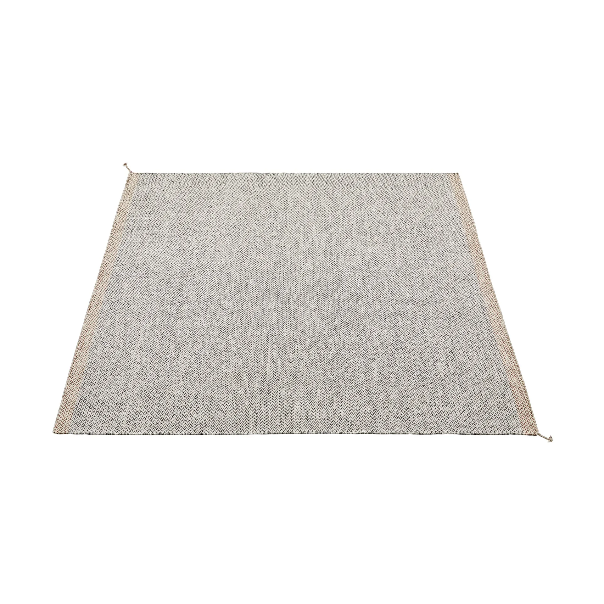 Tapis en laine Ply 240x240 cm, Black-white Muuto