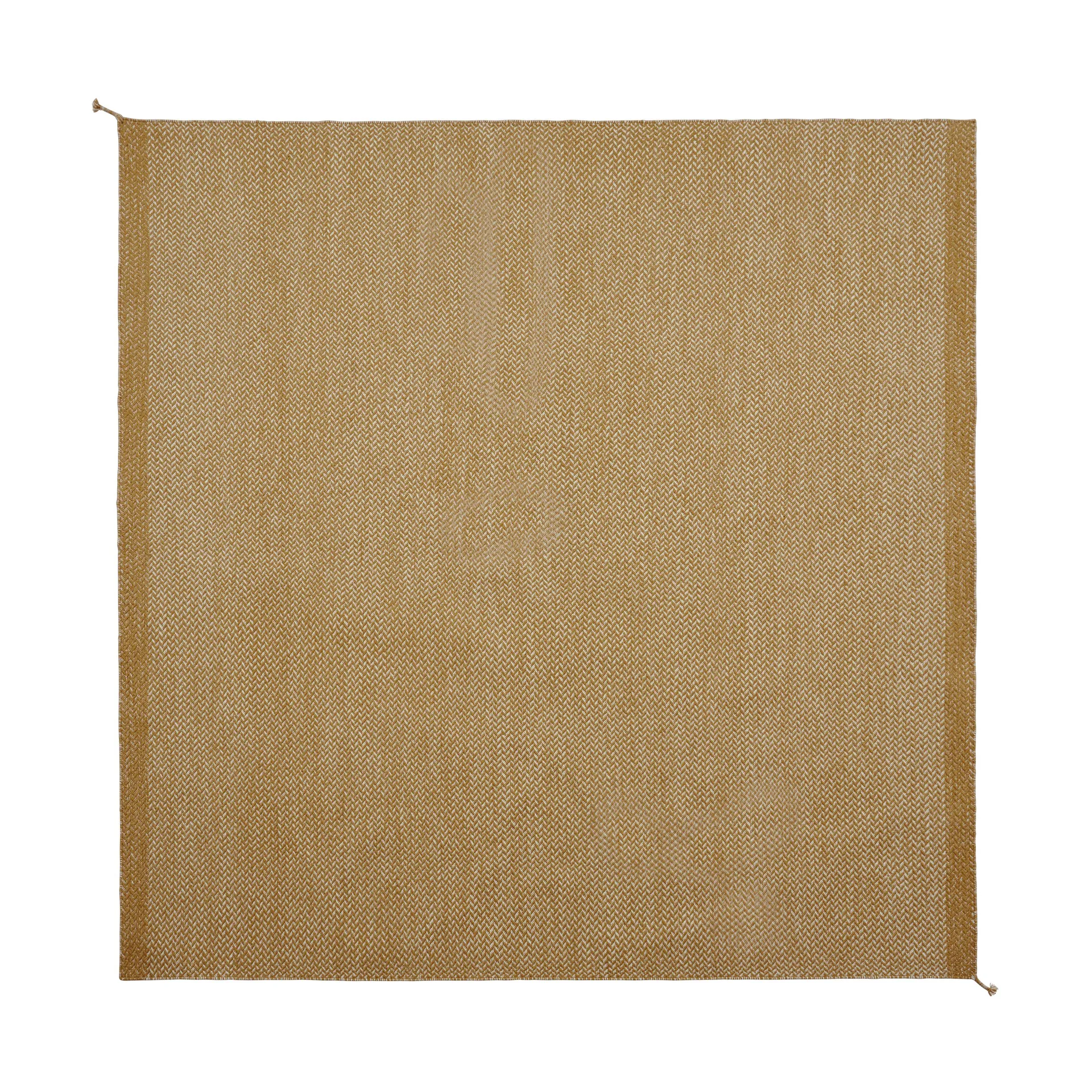 Tapis en laine Ply 240x240 cm, Burnt orange Muuto
