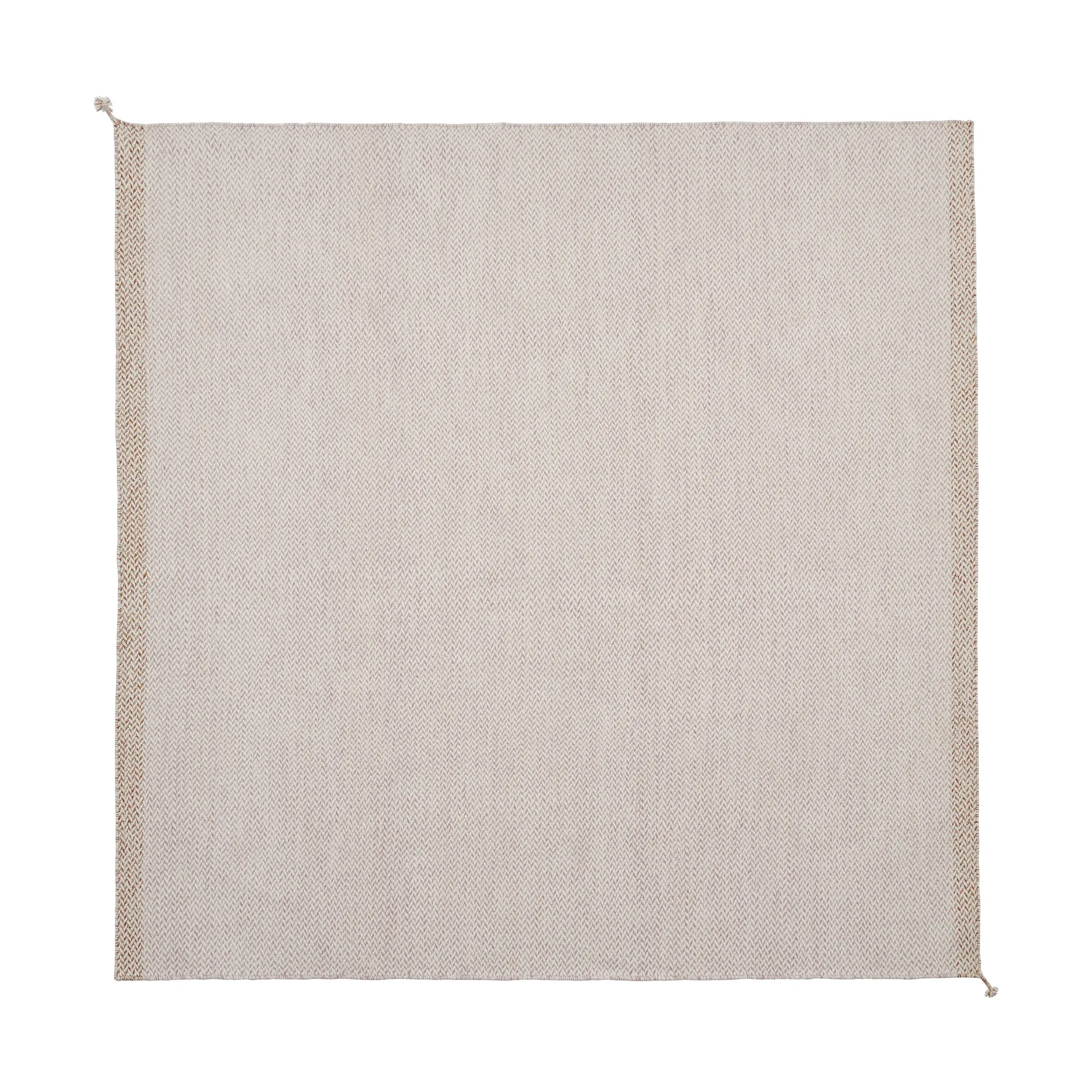 Tapis en laine Ply 240x240 cm, Light rose Muuto