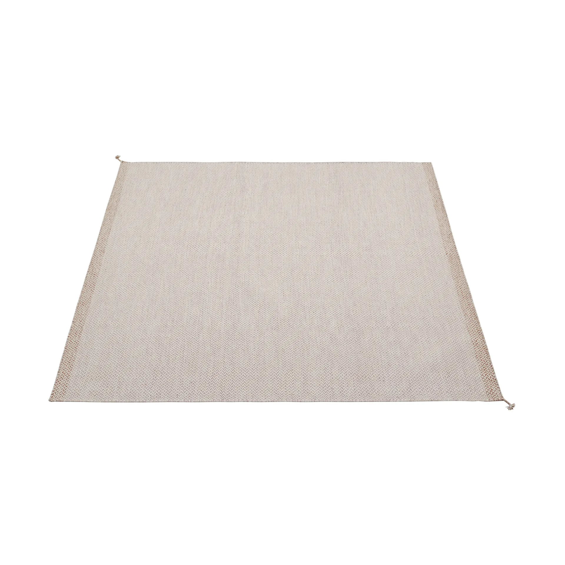 Tapis en laine Ply 240x240 cm, Light rose Muuto