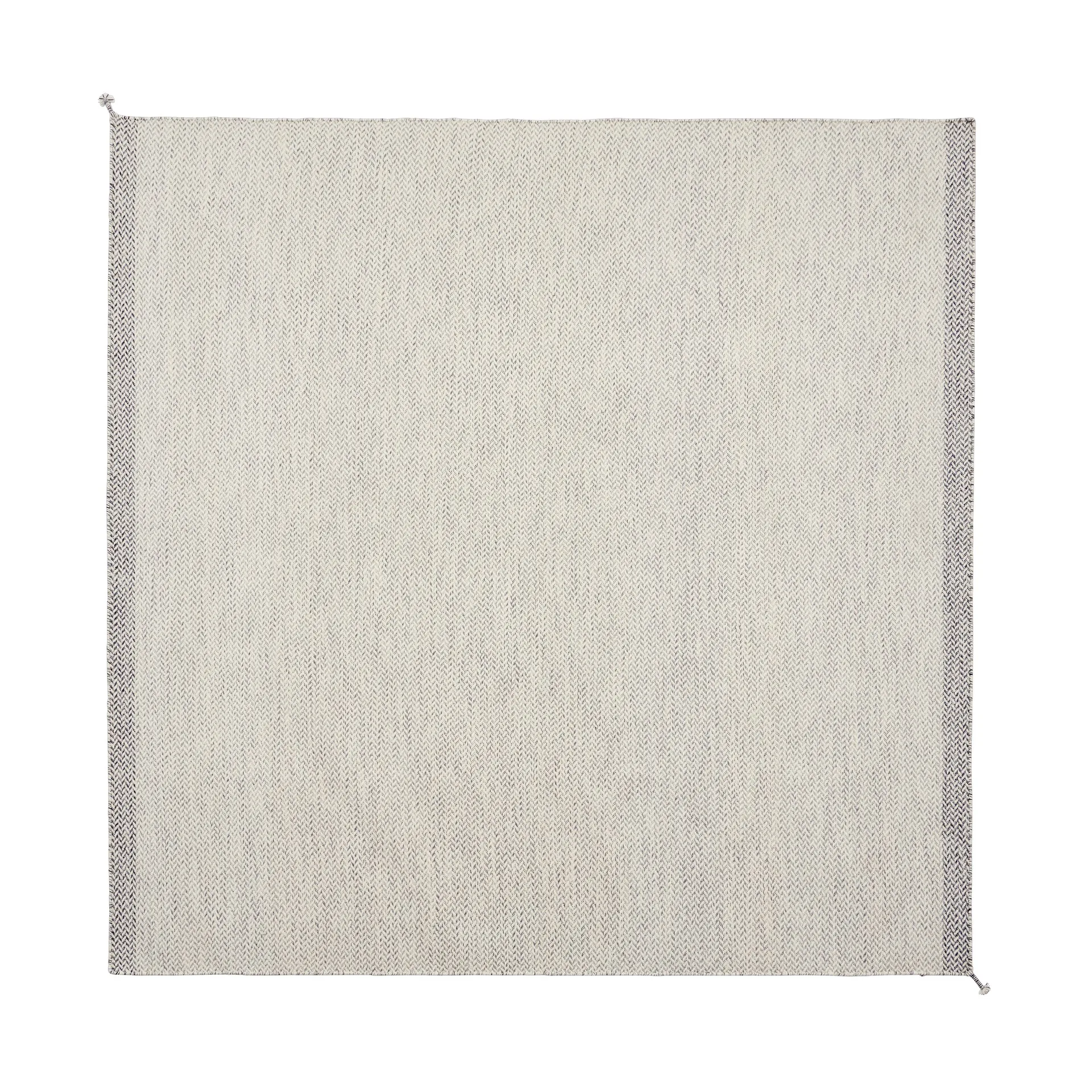 Tapis en laine Ply 240x240 cm, Off-white Muuto