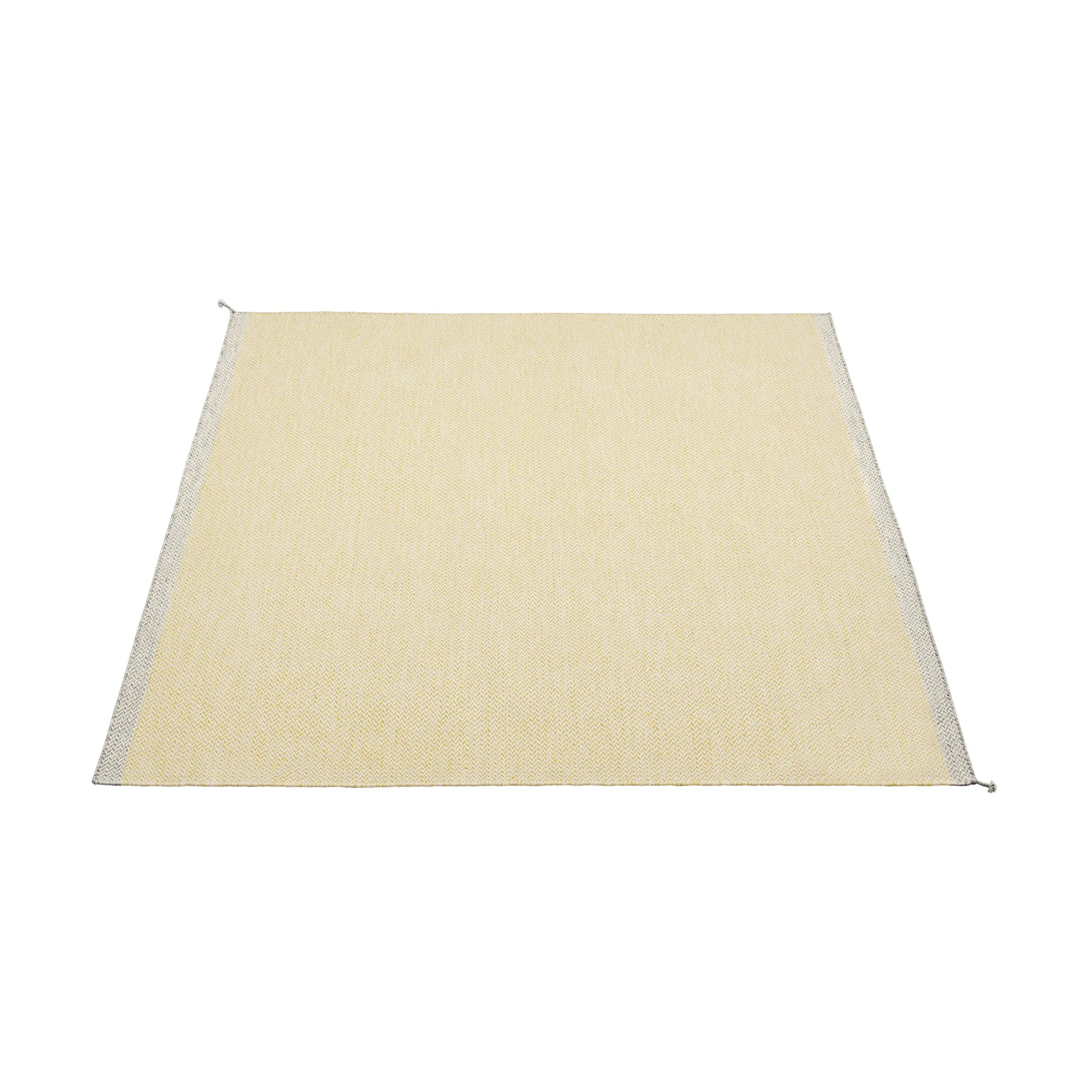 Tapis en laine Ply 240x240 cm, Yellow Muuto