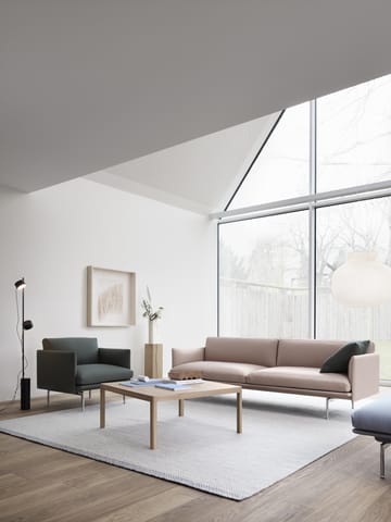 Tapis en laine Ply 270x360 cm - Grey - Muuto
