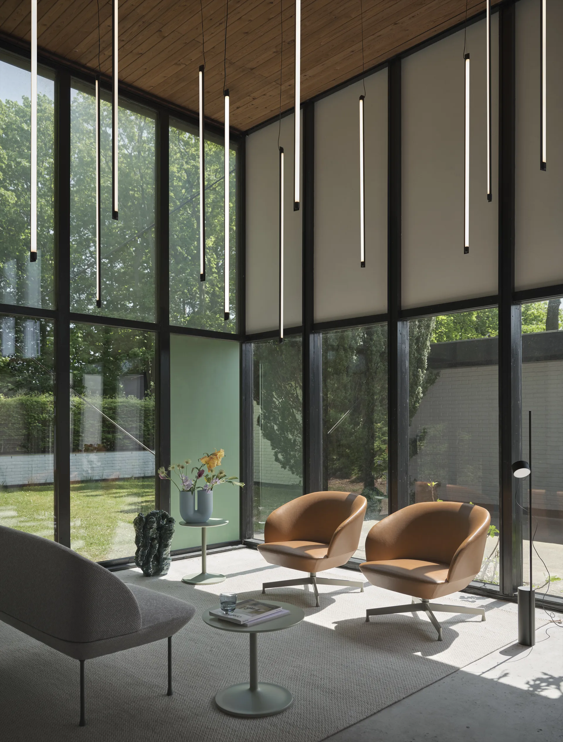 Tapis en laine Ply 270x360 cm, Light Rose Muuto